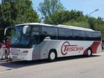 Hier ist der GER JT 70 von Trischan Reisen auf der Buslinie 598 nach Rheinzabern im Einsatz.