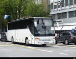 Reisebus - Setra S 415 GT-HD unterwegs in der Stadt Luzern am 27.07.2023