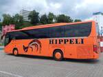 Setra 415 GT-HD von Hippeli aus Deutschland im Stadthafen Sassnitz im Jahr 2016