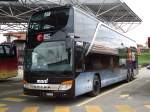 Setra 431 DT de la maison Marti photographié le 21.04.2012 au terminal de l'entreprise à Kallnach.
