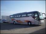 Setra 415 GT-HD von Hermann Bierl aus Deutschland mit Hnger im Stadthafen Sassnitz am 04.09.2012