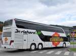Setra 431 DT von Dr. Richard aus Wien im Herbst 2013 in Krems.Mannschaftsbus der Wiener Capitals.