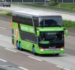 MeinFernbus/Flixbus Setra Doppeldecker am 23.05.15 in Frankfurt am Main auf der A5
