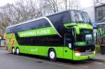 Setra S 431 DT  MeinFernbus Flixbus - Mindel , Karlsruhe ZOB 18.12.2015