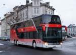 BGU:Bereits seit einigen Tagen setzt der BGU für den Schülerverkehr in Solothurn den SETRA Doppelstock Reise Car Nummer 9 ein.
