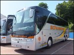 Setra 415 HDH von Schwanke aus Deutschland im Stadthafen Sassnitz am 10.06.2014