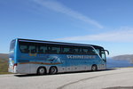 Setra 416 HDH  Starcar  (SO 21950) unterwegs in Richtung Nordkapp, Norwegen, Schneider Reisen und Transport AG, Langendorf, Aufgenommen am 22.