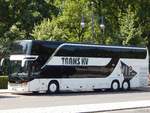 Setra 431 DT von Trans KV aus Tschechien in Berlin am 08.06.2016