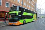 Flixbus Setra 4000er Doppeldecker am 27.01.18 in Frankfurt am Main Busbahnhof (Südseite Hbf)