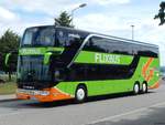 Setra 431 DT von Flixbus/KDE Reisen aus Deutschland in Rostock am 27.06.2017