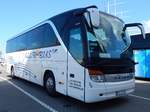 Setra 415 HD von Glob-Bus aus Polen in Stralsund am 26.05.2018