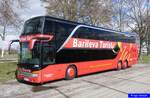Barileva Turist aus Düsseldorf ~ Wagen 049 ~ D-BT 2014 ~ Setra 431 DT ~ 16.03.2019 in Leinfelden