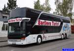 Barileva Turist aus Pristina / Kosovo ~ Wagen 039 ~ 640-KS-291 ~ Setra 431 DT ~ 26.10.2016 in Echterdingen