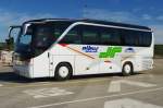 Setra S411HD, TopClass Baureihe 400, 300 Kw Motor OM501LA (12.10.2011)



 