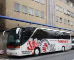 Der FC-Winterthur-Bus auf Besuch aus der Schweiz am Stuttgarter-Hauptbahnhof Am 03.12.2011