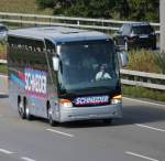 Setra 416 HDH de la maison Schneider photographi le 29.08.2012 prs de Berne