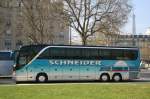 Setra 416 HDH in Paris F, Schneider Reisen und Transport AG, Langendorf, SO 28119, Augenommen am 6.