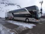 Setra 431 DT, Albion Tours, Passo del Tonale (Italie)