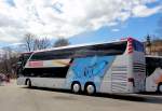 BLAGUSS Reisen aus Wien am 13.4.2013 mit einem SETRA 431 DT in Krems an der Donau gesehen.