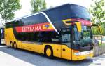 Setra  S 431 DT Reisebus von Cityrama Tours aus Paris in La Caserne/Frankreich  gesehen am  31.05.2013.