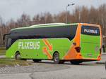 Setra 516 HD von Flixbus/Prima Klima Reisen aus Deutschland in Rostock am 25.01.2018