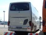 Setra 516 HD von Gürgens Reisen aus Deutschland im Stadthafen Sassnitz am 28.04.2018