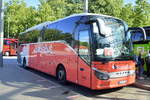 Ein SETRA S 516 HD vom Unternehmen TO EUROPE Bus Service GmbH für BlaBlaBus (französischen Firma Comuto Pro) im Einsatz am 20.07.20 ZOB Hamburg.