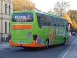 Setra 516 HD von Flixbus/Wricke Touristik aus Deutschland in Neubrandenburg am 12.10.2018