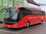 Setra 515 MD von URB aus Deutschland in Neubrandenburg am 06.04.2022