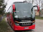 Setra 516 HDH von Reisering Hamburg aus Deutschland in Binz am 15.04.2022