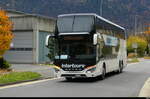 Intertours - Setra S 531 DT FR 300651 unterwegs als Bahnersatz für die ZB in Interlaken am 01.11.2025