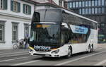 Intertours - Setra S 531 DT  Nr.640  FR  300640 als Bahnersatz zwischen Solothurn und Biel am 23.11.2025
