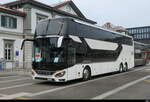 Intertours - Setra S 531 DT Nr.717  FR 300717 als Bahnersatz zwischen Solothurn und Biel am 23.11.2025