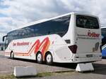 Setra 516 HD von Reisedienst Kröber aus Deutschland im Stadthafen Sassnitz am 09.06.2024