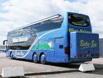 Setra 531 DT von Elbus-Reise naus Deutschland im Stadthafen Sassnitz am 09.06.2024