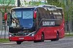 AA 163 IN; Setra S 500, Slovak Lines, aufgenommen nahe dem Bahnhof von Wien. 10.05.2026