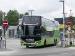 Setra 531 DT von Flixbus_Umbrella aus Deutschland in Rostock am 03.08.2024