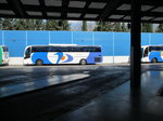 Ein Volvo Sunsundegui Sideral steht am Busbahnhof von Marbella am 30.4.16