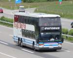 van Hool Astromega (ex-Solmar)de la maison Trans Service - Eurobus  photographié le 27.05.2012 à Oensingen 