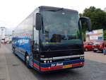 Van Hool T916 von Ter Beek Reizen aus den Niederlanden im Stadthafen Sassnitz am 16.06.2015