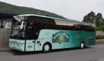 Reisebus Vanhool T 915 Acron aus Frankreich am 01.07.2012 in Mo I Rana / Norwegen beobachtet