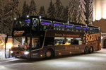 van Hool Bistro Bus TX astromega. Schuy Reisen. 3.März 2016, Kuopio, Finnland.