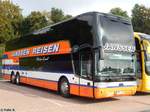 Van Hool TX27 von Janssen Reisen aus Deutschland im Stadthafen Sassnitz am 02.10.2016