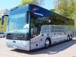 Van Hool TX16 von Groeger Reisen aus Deutschland im Stadthafen Sassnitz am 09.05.2016