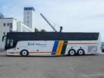 Van Hool TX17 von Bak Reizen Alkmaar aus den Niederlanden im Stadthafen Sassnitz am 05.05.2018
