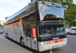 Ein Van Hool TX-Scania-Baureihe Reisebus von der Berliner Fa. Omnibus Reisedienst  Der Tempelhofer  KG für BlaBlaBus (französischen Firma Comuto Pro) im Einsatz am 25.08.20 Dresden Hbf.
