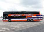 Van Hool TX27 von Janssen Reisen aus Deutschland im Stadthafen Sassnitz am 23.08.2020