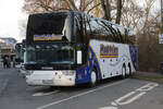 Reisebus Scania Intercooler der Fa. Mauß Reisen am 12.12.2024 in Limburg an der Lahn.