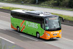 VDL Reisebus für Flixbus unterwegs gesehen in Frankfurt vom Planespotterpunkt an der A5 30.8.2017