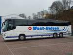 VDL Futura von West-Reisen aus Deutschland im Stadthafen Sassnitz am 08.04.2017